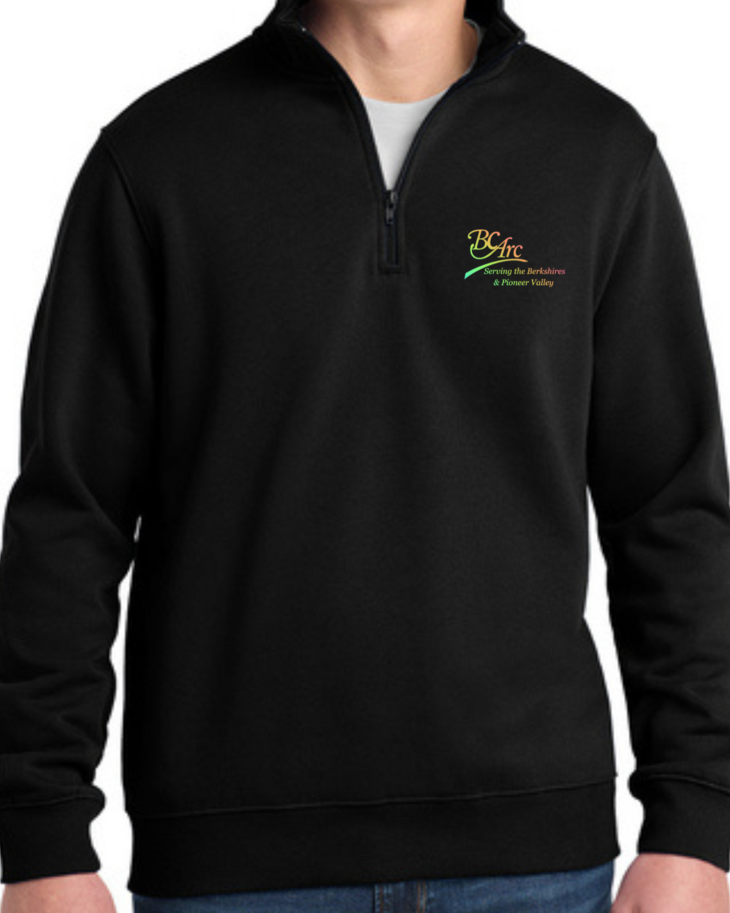 Embroidered Pride Quarter-Zip Pullover